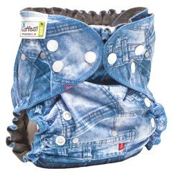 Глориес многоразовый подгузник OPTIMA NEW Джинс 3-18кг+2 вкладыша