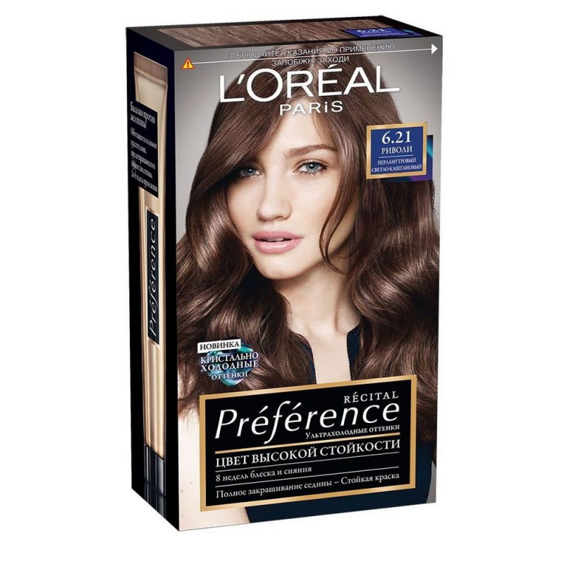 Loreal Preference Краска для волос тон 6.21 сен жермен 40мл