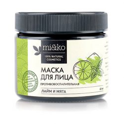 Маска для mi&ko Лайм и мята против воспаления 60 мл