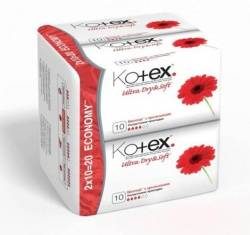 Котекс прокладки ultra dry&soft normal 20шт