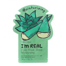 Маска тканевая TONY MOLY I Am Real увлажняющая (алое)