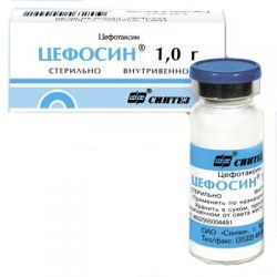 Цефосин 1гх10 порошок для приготовления р-ра в/м и в/в введения