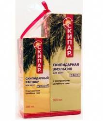 Скипар подарочный набор №1 скипидарная эмульсия для ванн белая 0
