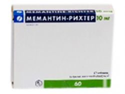 Мемантин-Рихтер 10мг №60 таблетки
