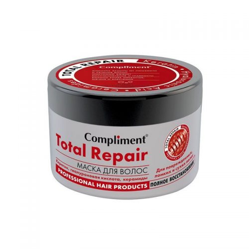 Маска для волос Copliment Total Repair с кератином гиалуроновыми 500мл