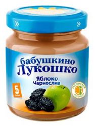 БАБУШКИНО ЛУКОШКО пюре яблоко чернослив с 5 мес 100г