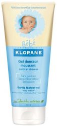 Клоран Бебе гель нежный пенящийся для волос и тела с календулой 200мл