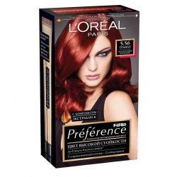Loreal Preference Краска для волос тон 5.56 Янтарь