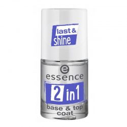 Лак для ногтей Еssence базовое и верхнее покрытие 2в1 2in1 base & top coat