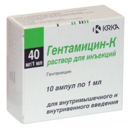 Гентамицин-к 40мг/1мл №10 амп.
