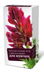 Фиточай Алтай №26 для мужчин с красным корнем 2г №20 фильтр-пакеты