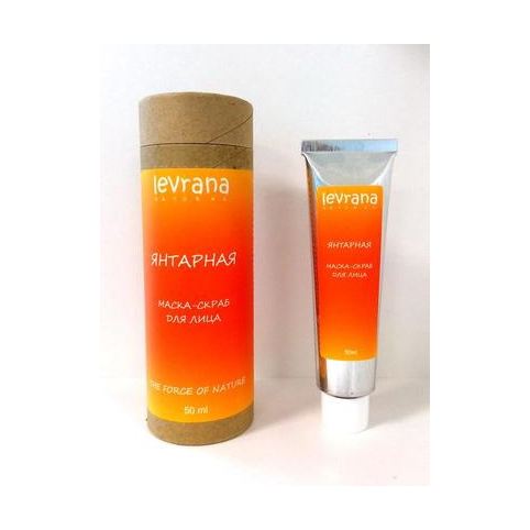 Маска-скраб Levrana янтарная