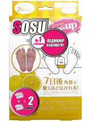 Носочки для педикюра SOSU с ароматом грейпфрута 2 пары