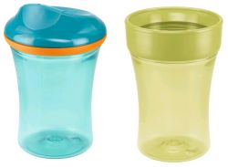 НУК Поильник 3 с пластиковой насадкой для питья 2 в 1 Easy Learning