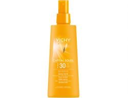 Виши Капиталь Солей спрей SPF30 солнцезащитный для тела 200мл