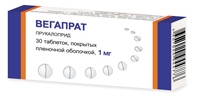 Вегапрат 1мг №30 таблетки