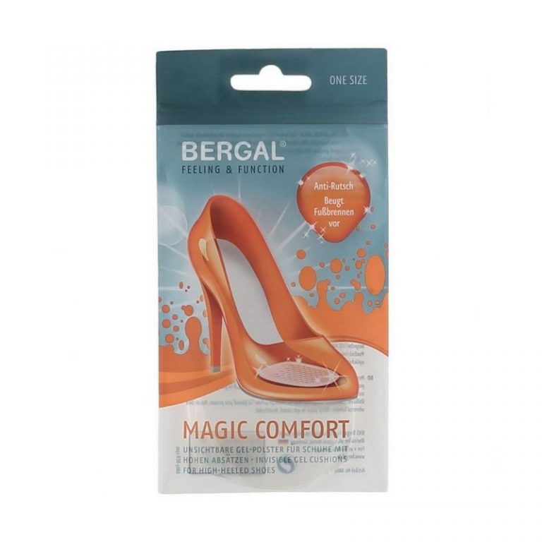 Вкладыши-Подушечки Из Геля Bergal Magic Comfort Для Высококаблучной Обуви