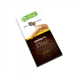 Лакомства для здоровья шоколад горький с отрубями 60г