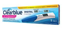 Клиаблу тест на беременность цифровой с индикатором срока беременности 1шт