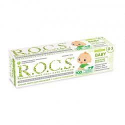 Зубная паста R.O.C.S. Baby нежный уход душистая ромашка 0-3 45 гр