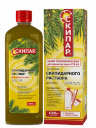 Скипар скипидарный раствор желтый набор терапевтический для ванн 1л/НТВ-01
