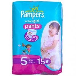 Памперс трусики Active Girl (5) 12-18кг junior 15шт