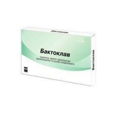 Бактоклав 875мг+125мг №12 таблетки