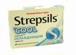 Стрепсилс c охлаждающим эффектом №24 таблетки