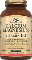 Солгар Кальций-Магний с витамином D3 №150 таблетки