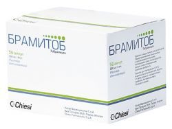 Брамитоб раствор для ингаляции 75мг/мл 4мл №56 ампулы
