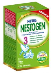 Нестожен 3 prebio заменитель молока с 12 мес 700г