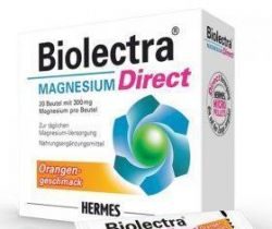 Биолектра магнезиум директ микрогранулы с апельсиновым вкусом №20 саше