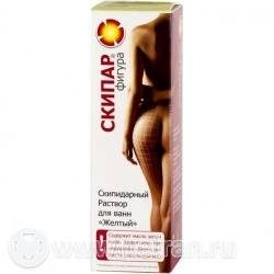 Скипар Фигура скипидарный раствор для ванн желтый 250мл