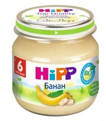 Хипп пюре Мое первое пюре банан с 6 мес 80г