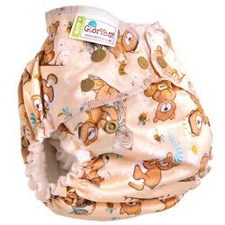 Глориес многоразовый подгузник для приучения к горшку NEW Медвежонок 3-18кг+2 вкладыша
