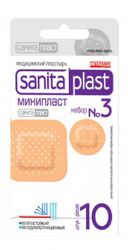 Санитапласт пластырь 10шт минипласт-3 набор