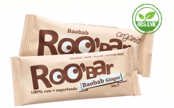 Рубар батончик с плодами баобаба и имбирем 30гр organic