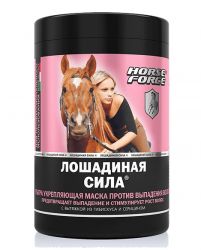 Лошадиная сила маска для волос ультра укрепляющая вытяжка гибискуса-серицин 1л