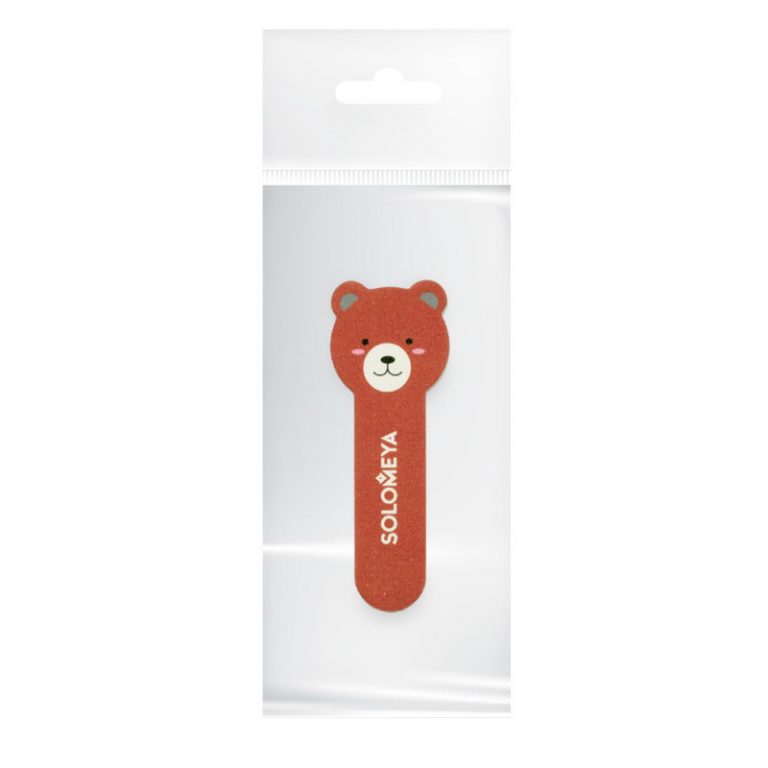 Пилка для натуральных и искусственных ногтей Solomeya медвежонок