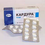Кардура 4мг №14 таблетки