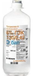 Тетраспан 6 раствор для инфузий 500мл №10 бутылки