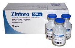 Зинфоро порошок для концентрата для инфузий 600мг №10