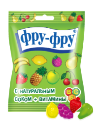 Мармелад Фру-Фру Фруктовое ассорти 30г