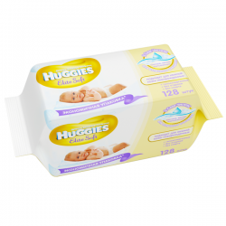 Хаггис салфетки детские влажные Elite Soft 128шт