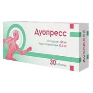 Дуопресс 160мг+12
