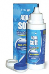 Авизор раствор Aqua Soft Comfort Plus для контактных линз 250мл + контейнер для линз