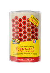 Иппликатор Кузнецова Тибетский валик для поясницы магнитный красный