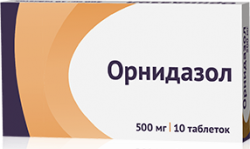 Орнидазол 500мг №10 табл.