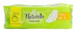 Натурелла прокладки классик бейсик нормал арома 9шт с крылышками