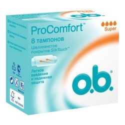 Тампоны o.b. ProComfort super 8шт